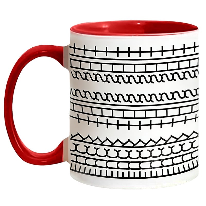 12oz "Fuck It" Ceramic Coffee Mug - Red