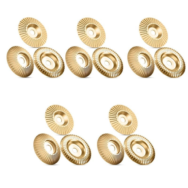 Angle Grinder Polishing Pad - 100mm Gold 3-piece set *5(15 pcs)