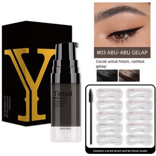24H Waterproof Tinted Brow Gel - 🔥Popular combination pack🔥Dark Gray