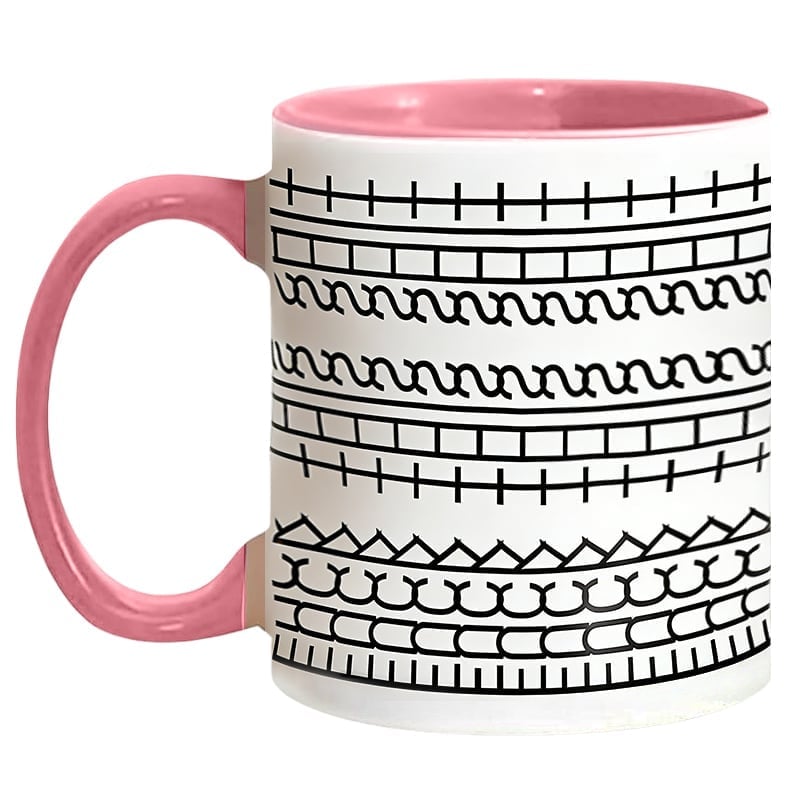 12oz "Fuck It" Ceramic Coffee Mug - Pink