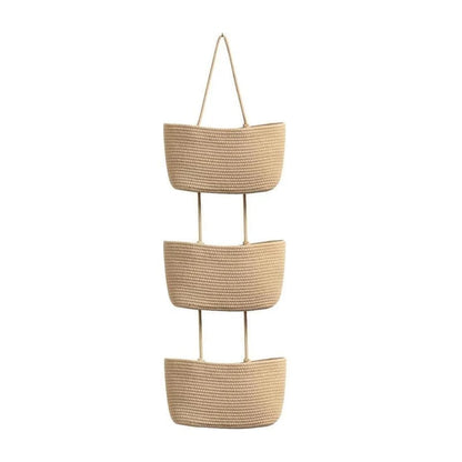 3-Tier Hanging Organizer Bag - Khaki