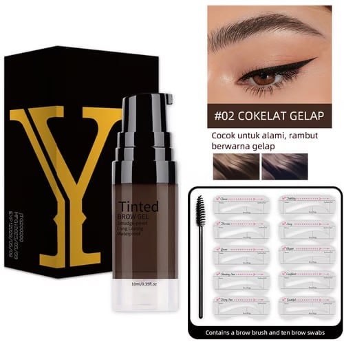 24H Waterproof Tinted Brow Gel - 🔥Popular combination pack🔥Dark Brown