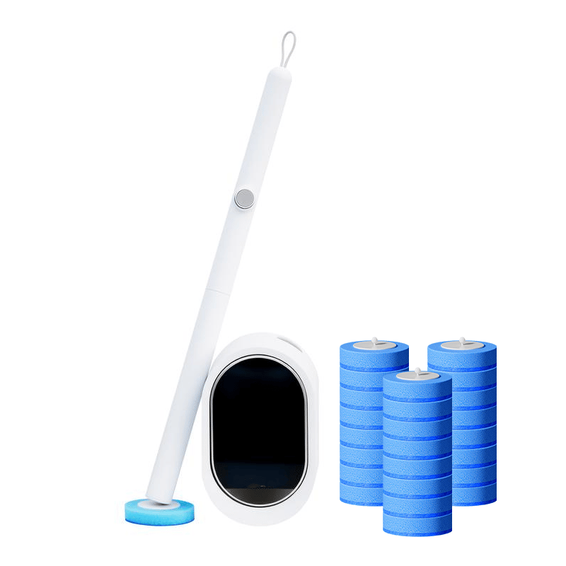 1 disposable toilet brush + 24 refill heads