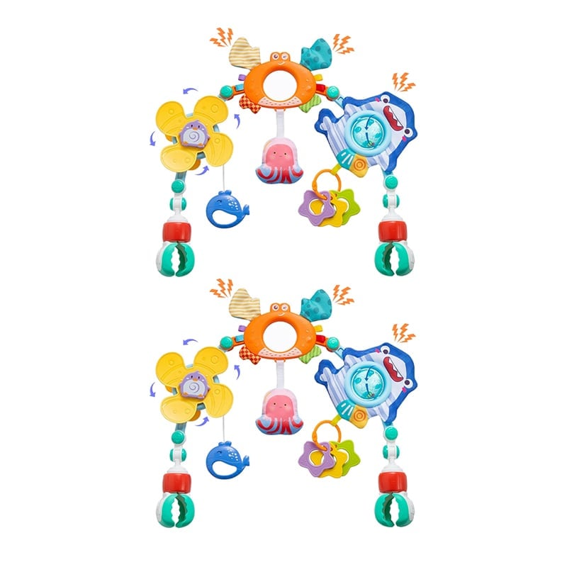 Baby Play Arch & Crib Mobile - Ocean Theme x 2