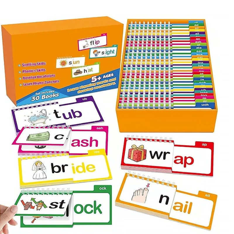 30 Read and Rhyme Flip Books - 1 set