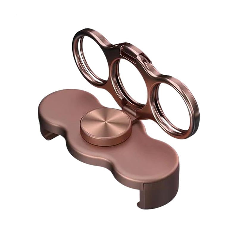 360 Rotatable Dual-Ring Phone Holder - Rose Gold