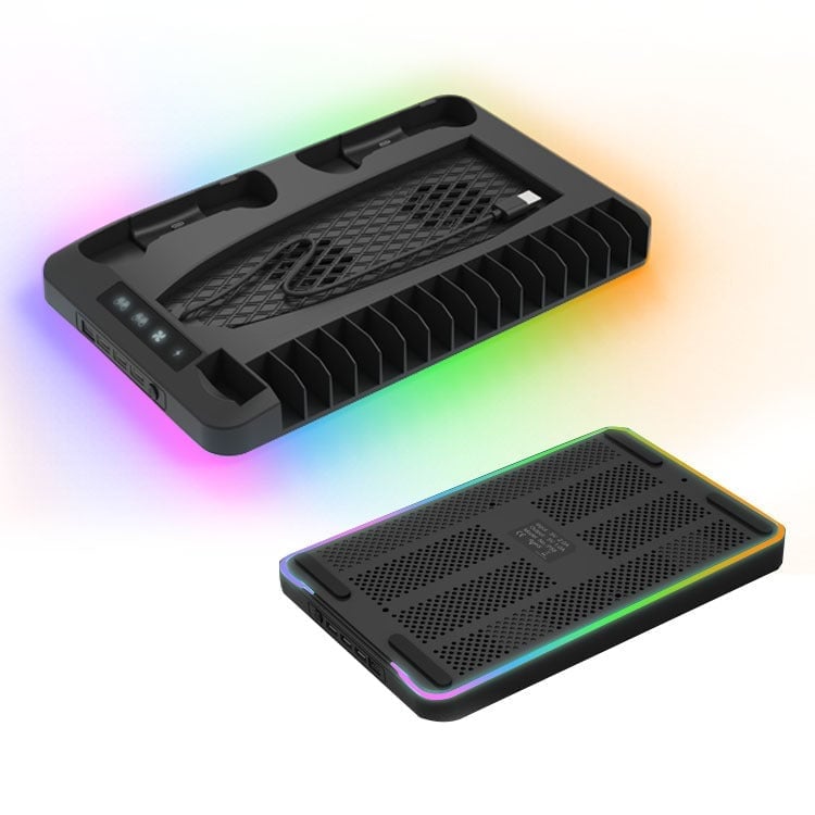 Charging Base Cooling Bracket for Dual PS5 Controller - Black