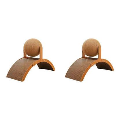 Cat Scratching Ball on Stand - 2 pcs