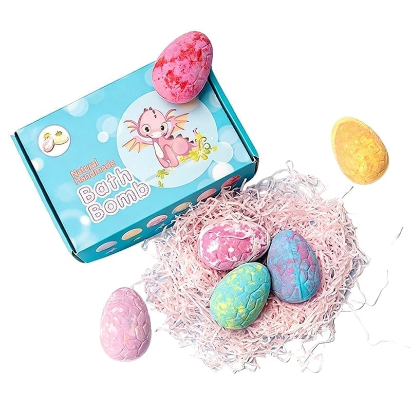 Easter Egg Bath Bombs - 1 set*blue box (6pcs)