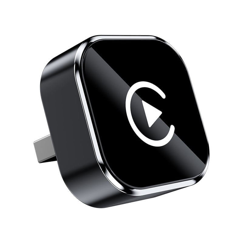 2-in-1 Adapter: Wireless CarPlay & Android Auto - Black