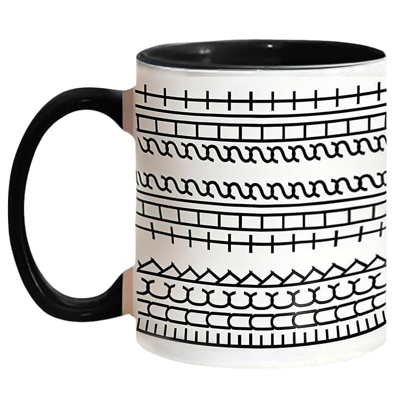 12oz "Fuck It" Ceramic Coffee Mug - Black