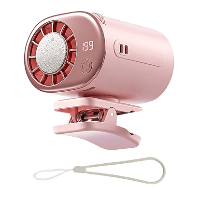 360° Rotating Semi-Cooling Clip Fan - Pink