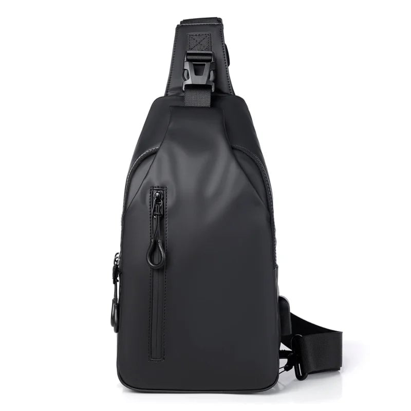 Waterproof Shoulder Bag - Black