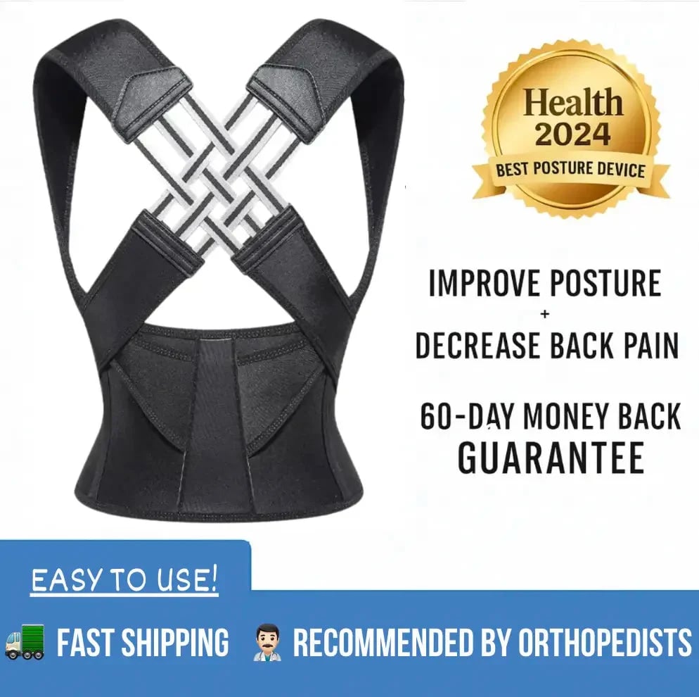 Staturex Pro™ Posture Brace - Charcoal / S