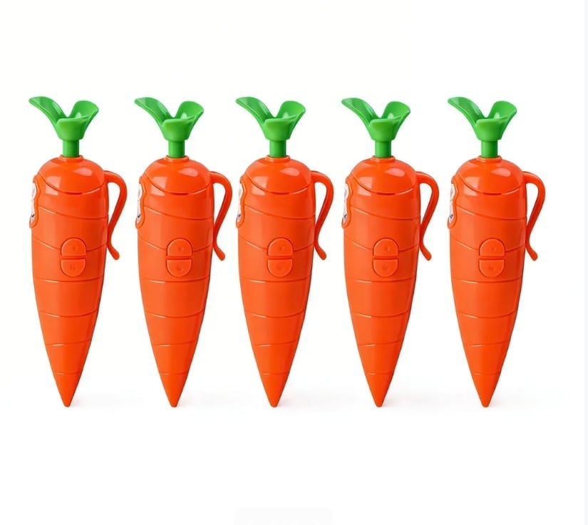Carrot-Shaped Voice Recorder - 5 pcs