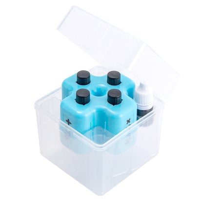 4-in-1 Math Practice Roller Stamp Set - Blue（One complimentary ink refill included）