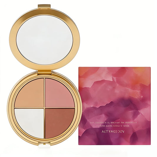 All-in-One Highlight, Eyeshadow & Blush Palette - 1 Stück