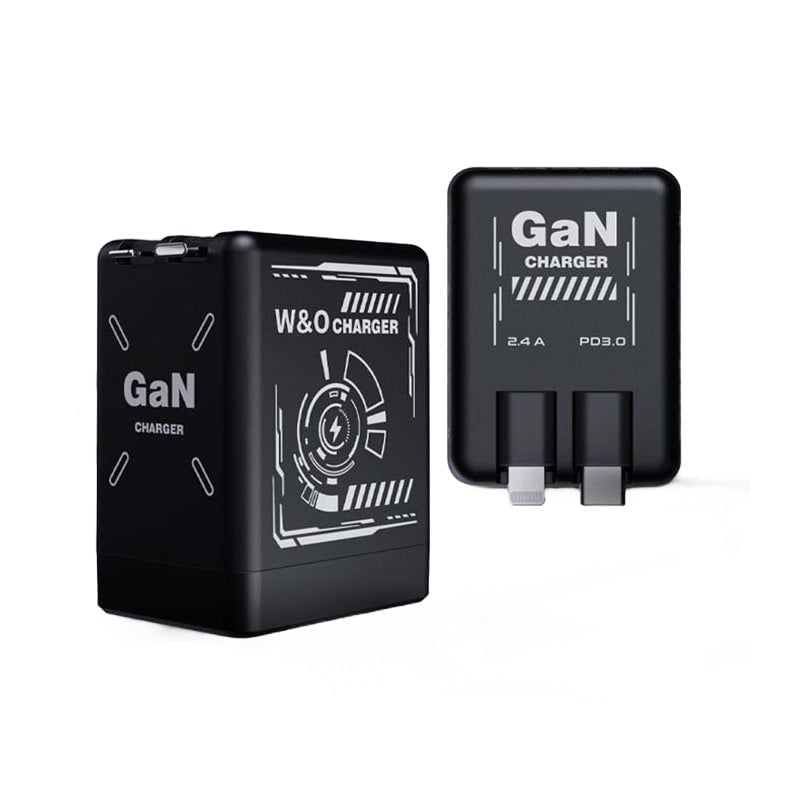 Dual PD Fast Charger - Black, U.S. standard