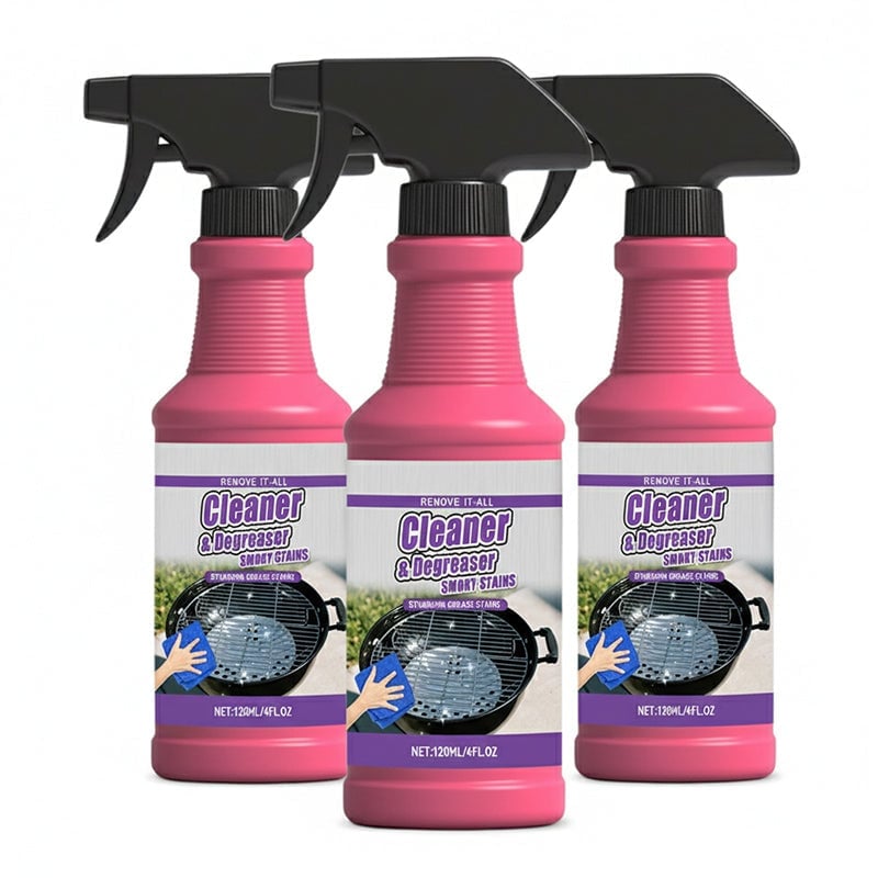 Heavy-Duty Grill Degreaser Spray - 3 bottles (360ML)