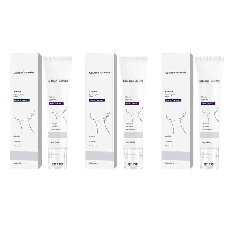 Advanced Collagen V-Roller Neck Cream - 3 PCS
